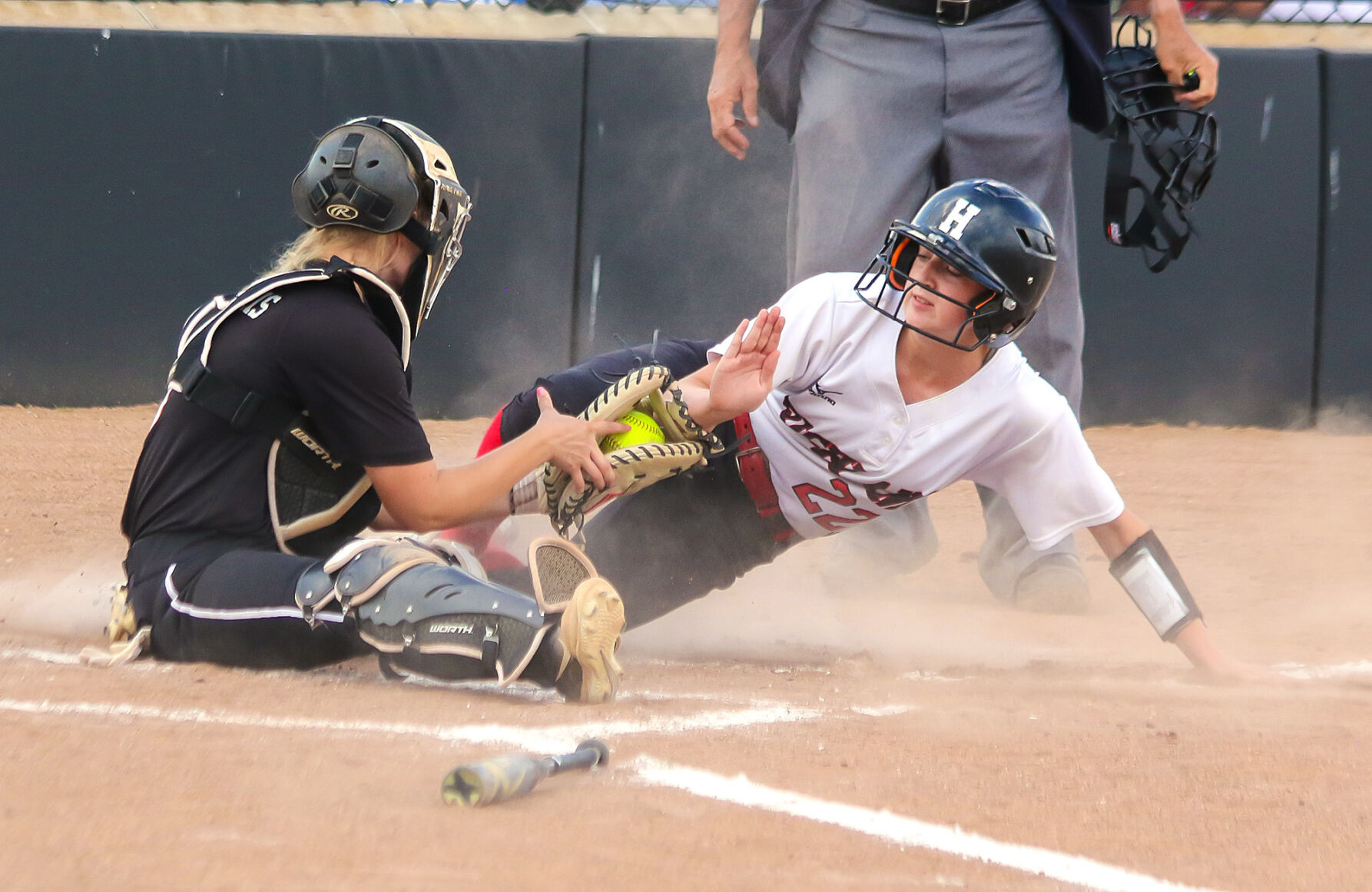 Highland vs. Waterloo softball